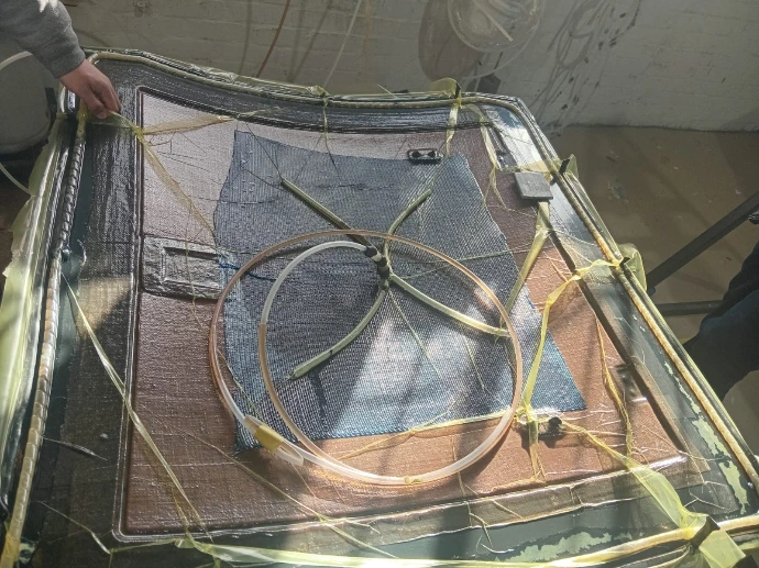 Natural fibre reinforcement used in composite manufacturing